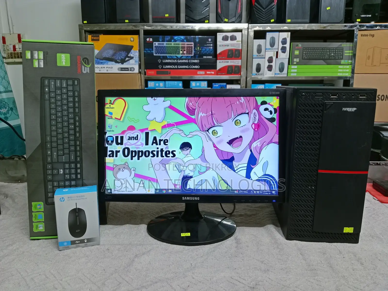 Intel Core i3 (3rd Gen) & 19″ Samsung Desktop Full Setup