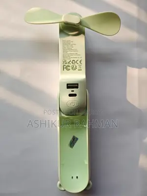 Mini Rechargeable Fan + Light