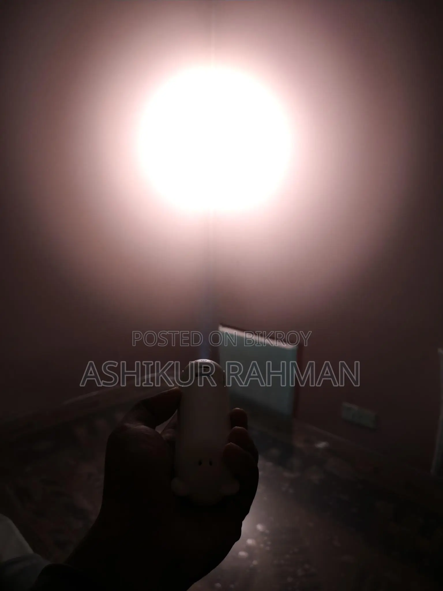Mini Rechargeable Fan + Light