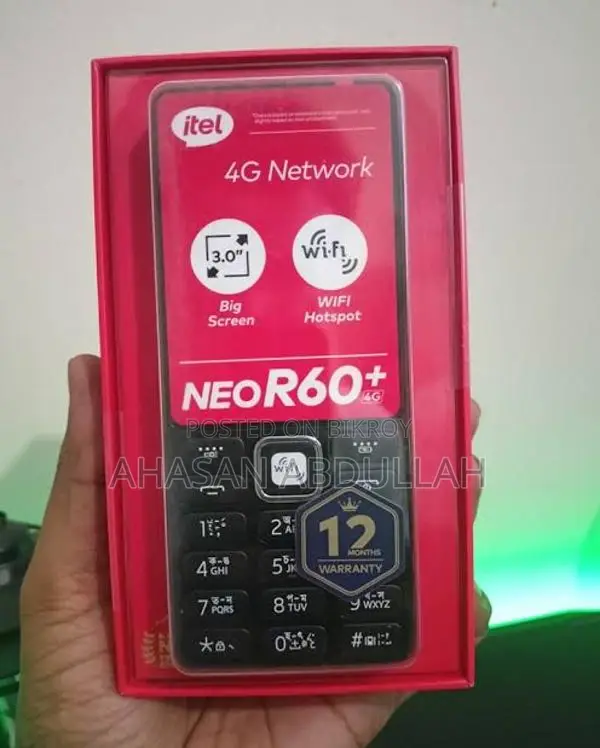 Itel neo R60+ (Brand New)