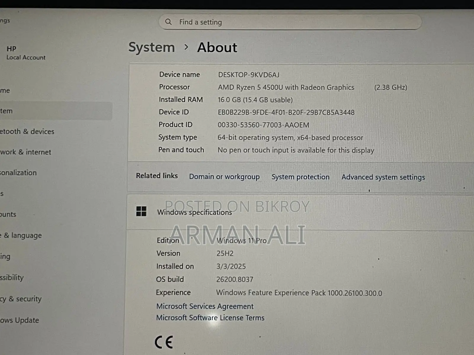 Laptop For Sale