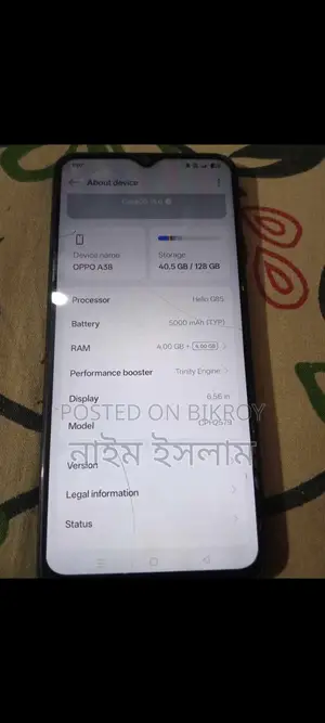 OPPO A38 . (Used)