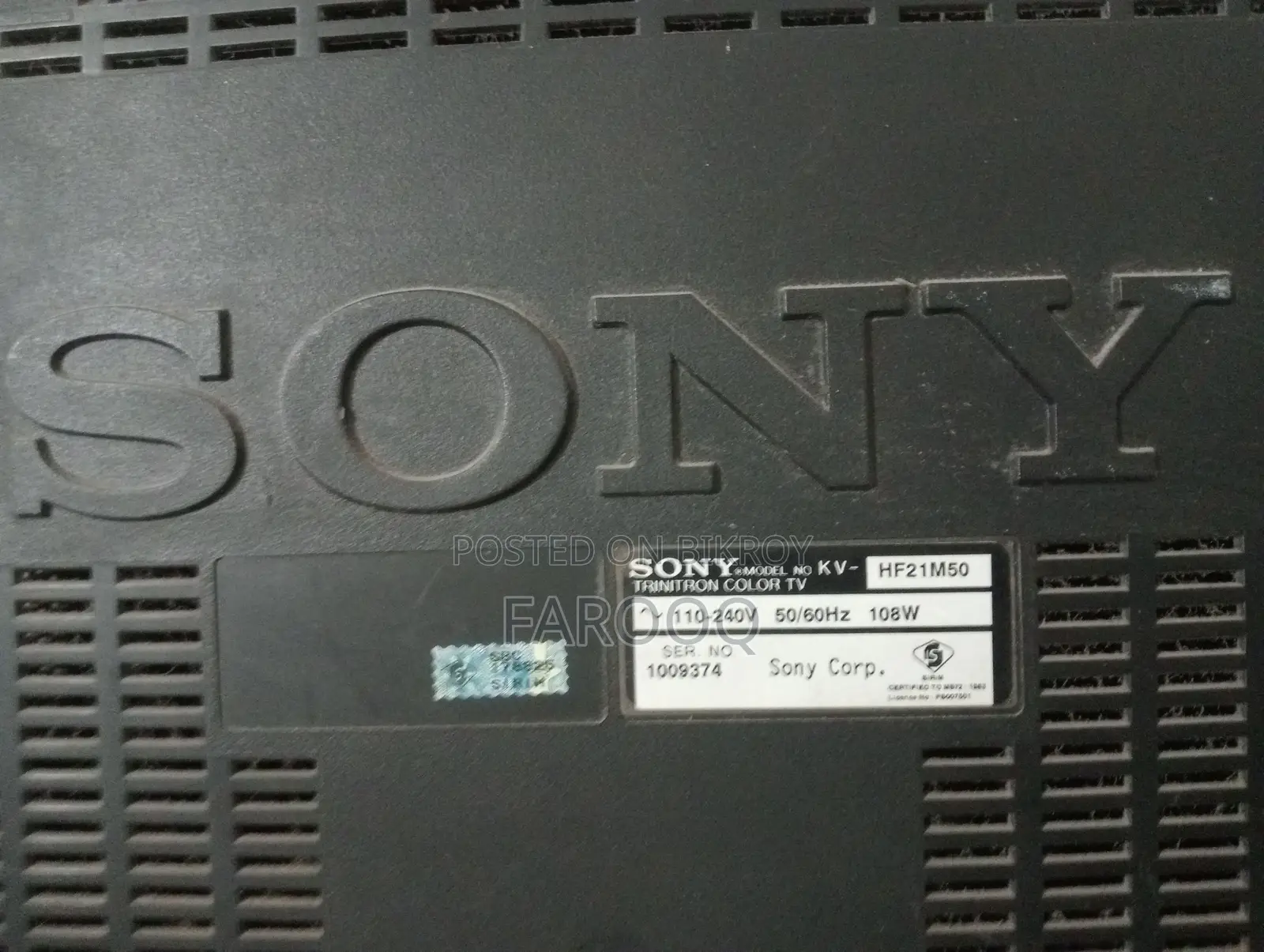 Sony Trinitron TV Sale