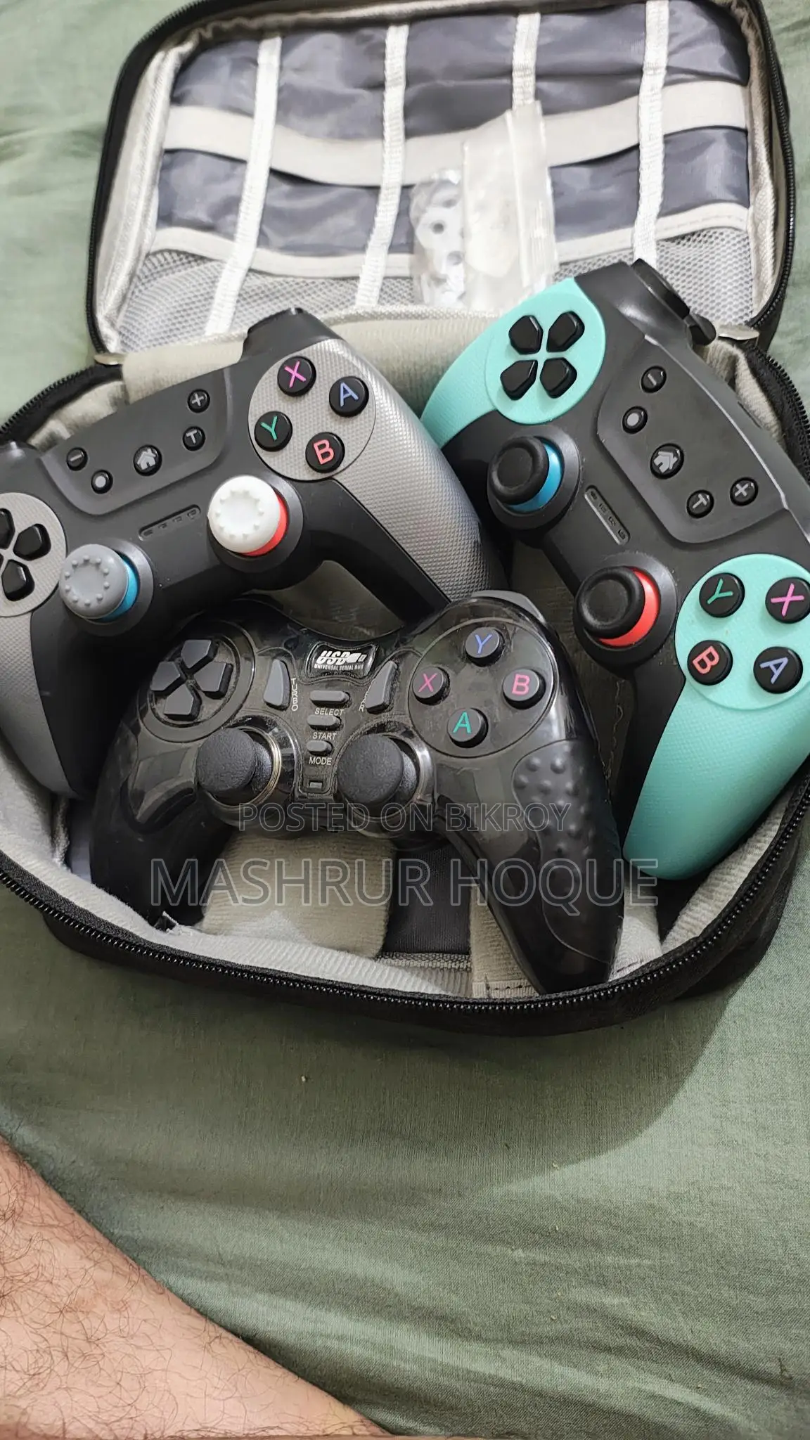 2 Pcs Of 2.4g Controller Gamepad Wireless Joystick Otg For All Systems