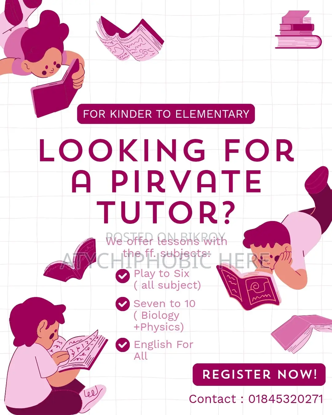 Available for Home Tutoring
