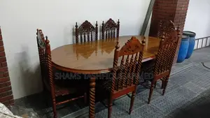 Six Seater Wooden Dining Table