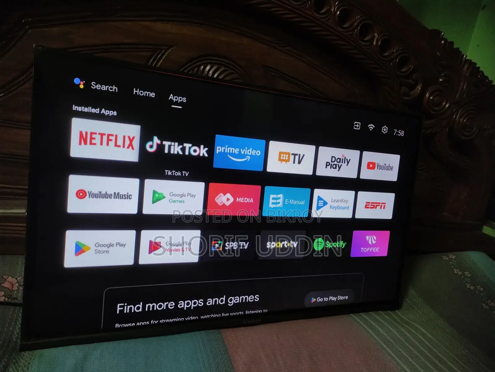 Singer 32-inch Smart Voice Control 4K TV