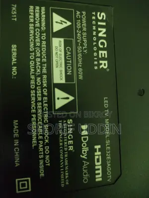 Singer 32-inch Smart Voice Control 4K TV