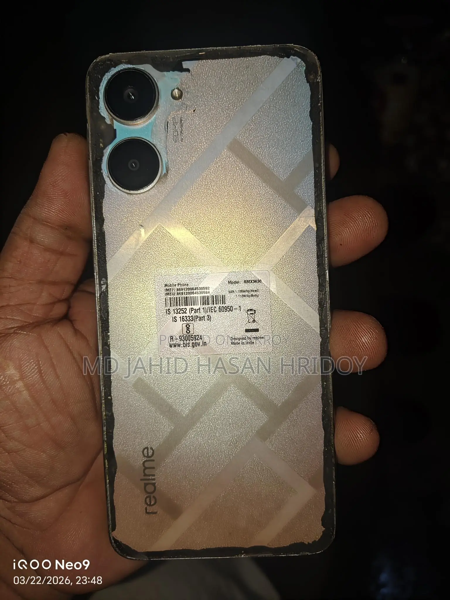 Realme 10 (8+128)GB (Used)