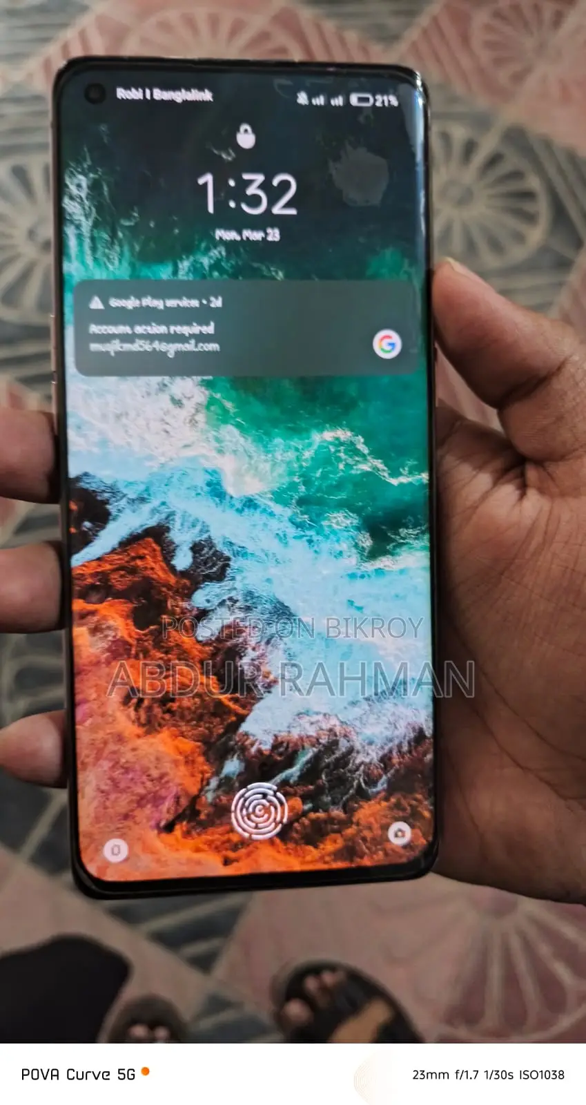 OPPO Reno 5 Pro . (Used)
