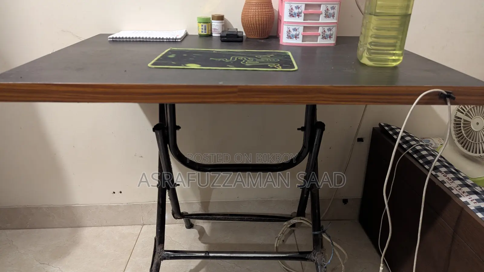 Foldable chair & table