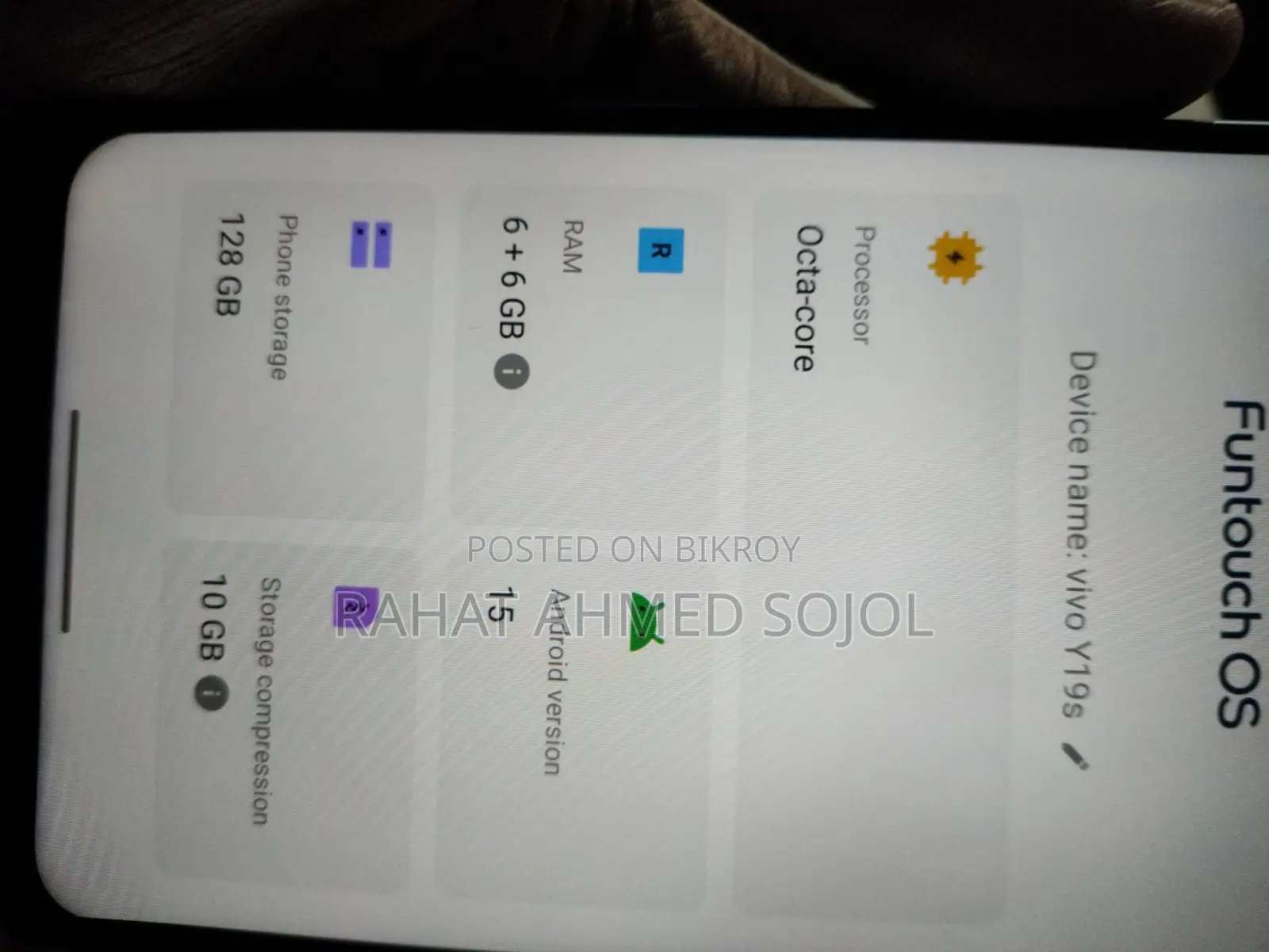 Vivo Y19s 6/128 (Used)