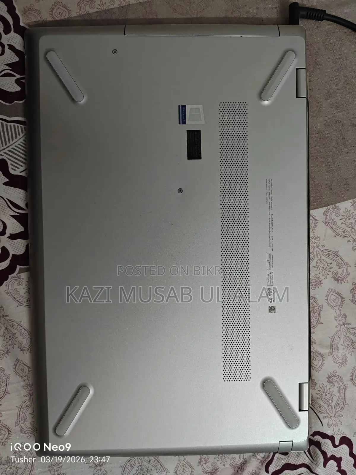 HP Pavilion 15-cs2099TX Core i7 Laptop (Fresh Condition)