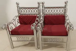 ৫ সিটের Ss স্টিল সোফা বিক্রি হবে | 5 Seater Strong Stainless Steel Sofa