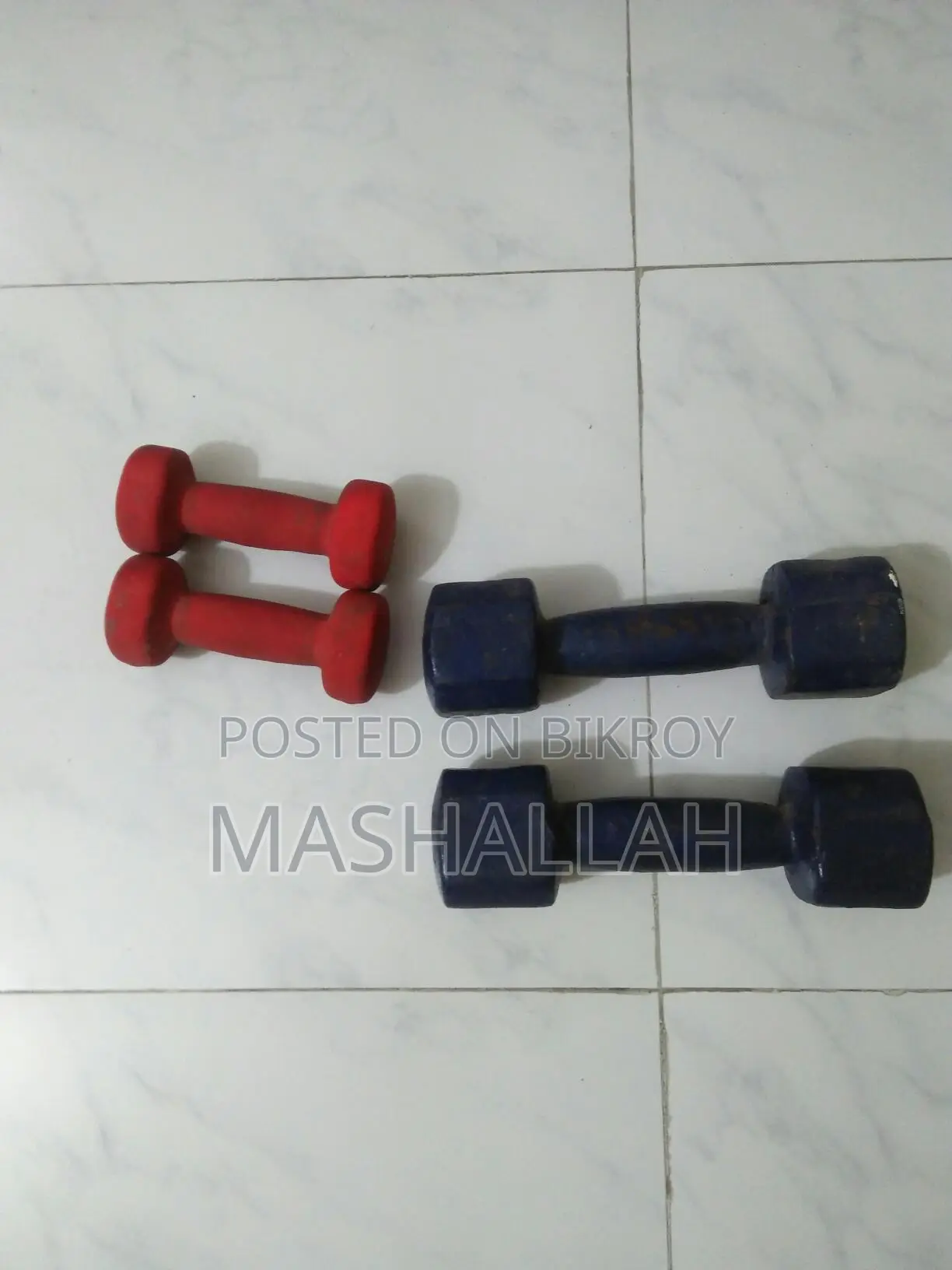 Two Pairs of Dumbbells for Sale