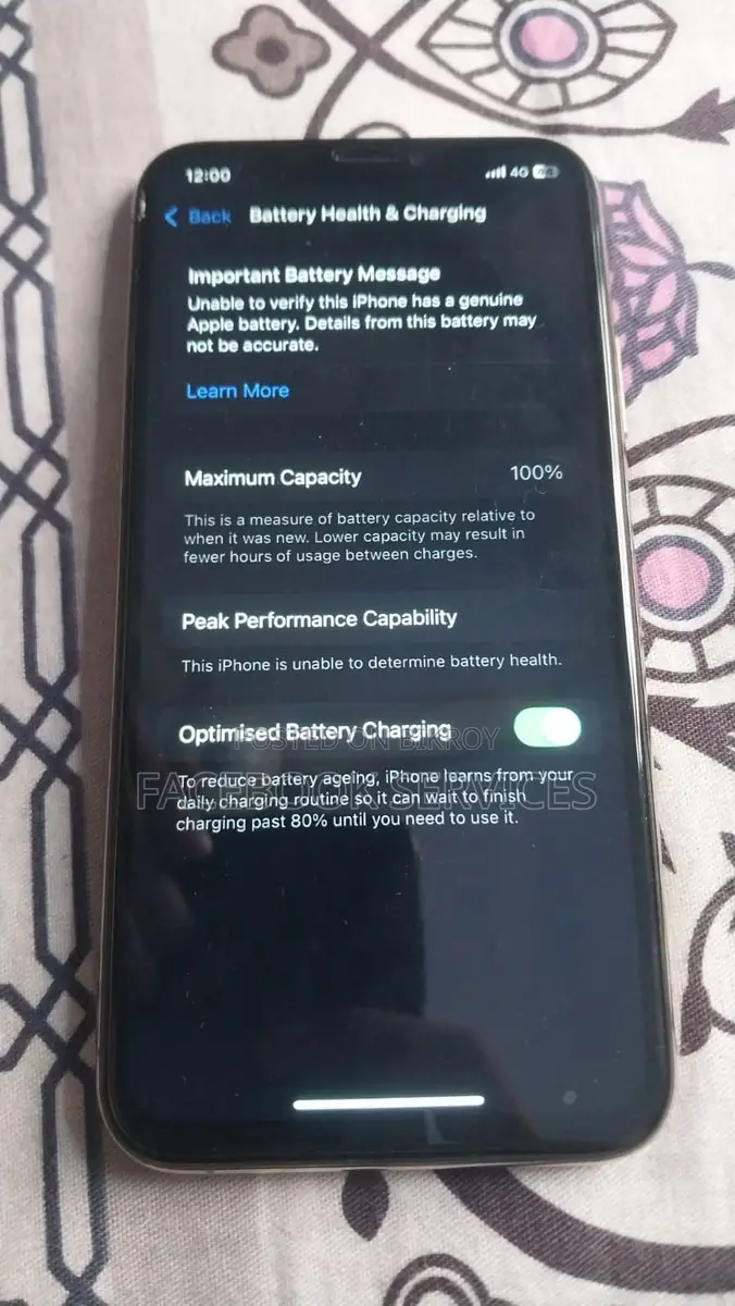 Apple iPhone XS 64 GB Fresh (Used)