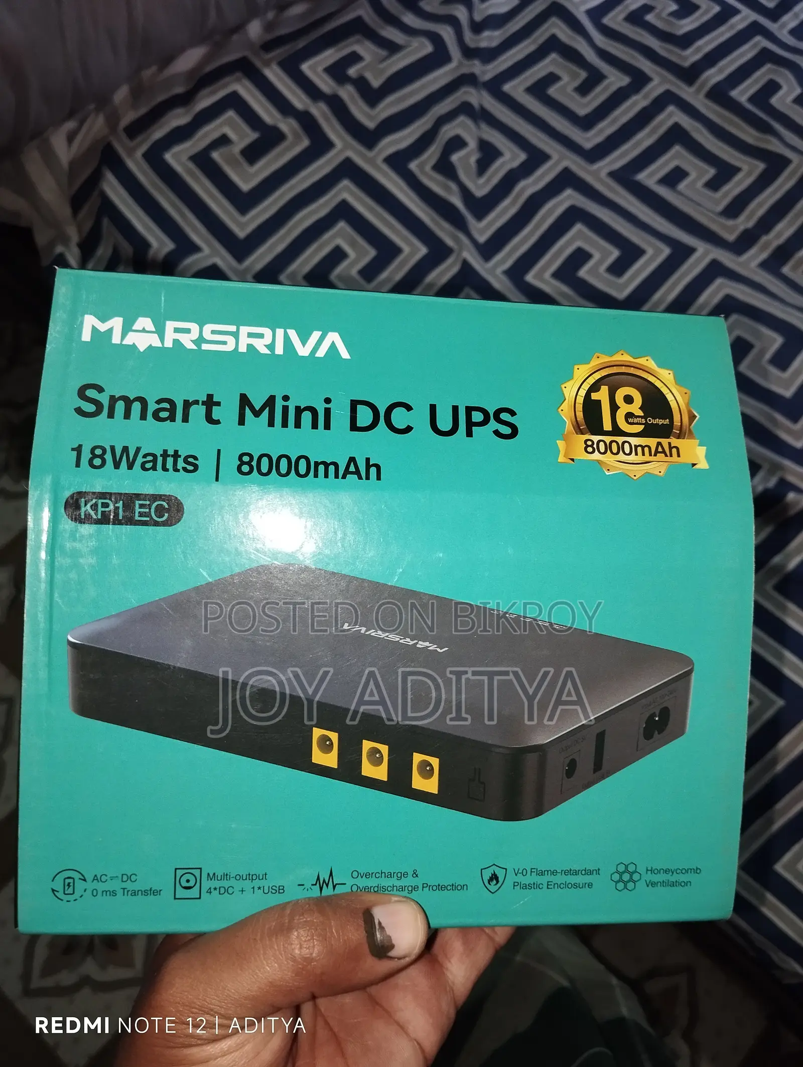 WiFi Router UPS Marsriva