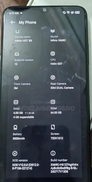 Infinix Hot 30i . (Used)