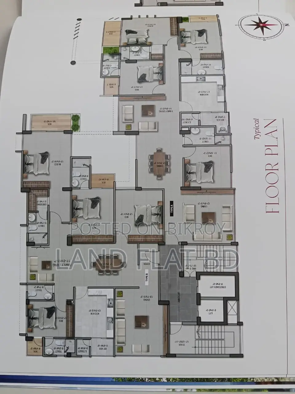 FLAT SALE CONDOMINIUM PROJECT @ SHYAMOLI 2650 SFT