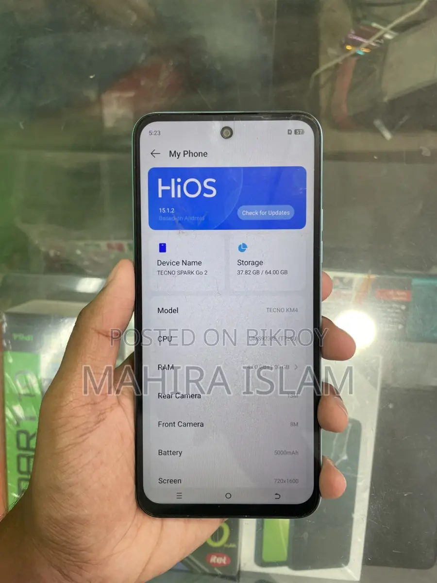Tecno Spark GO 2 (8 GB) (Used)