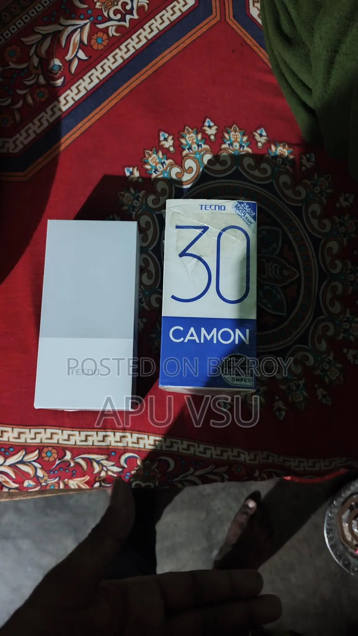 Tecno Camon 30 ৮ র‍্যাম ২৫৬ রম (ব্যবহৃত)