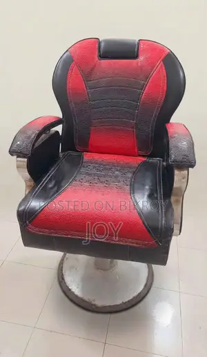 Salon/Parlor Chair (Red & Black) for Sale