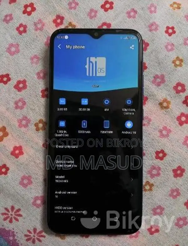 Tecno Spark 6 Go 2GB 32GB (Used)