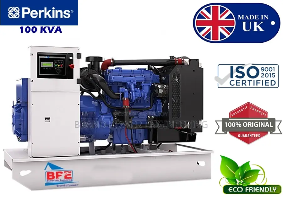 100kVA Perkins Generator - Ready for Immediate Delivery