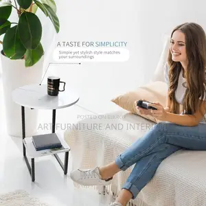 Mild Steel Sofa Side Table 05