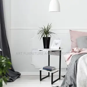 Mild Steel Sofa Side Table 05