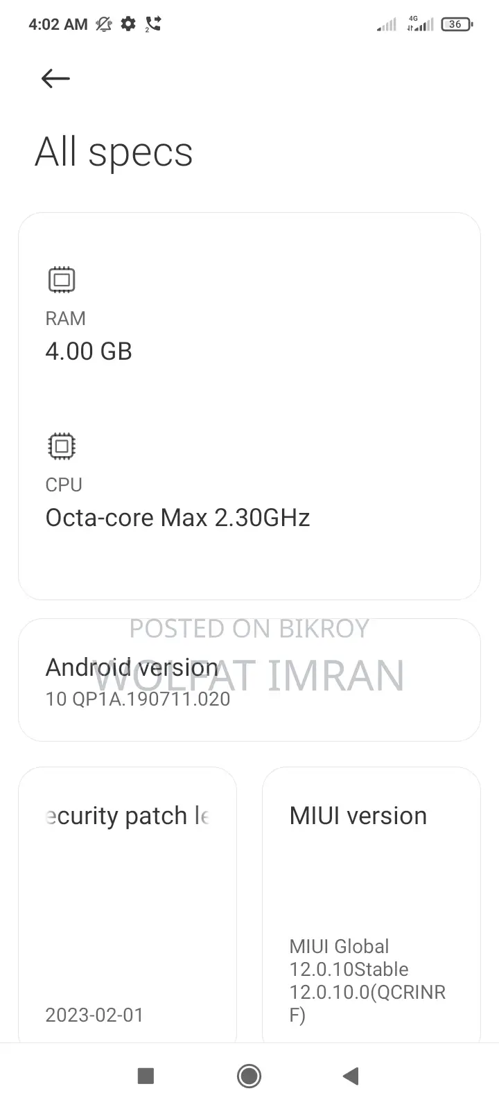 Xiaomi Poco C31 (Used)