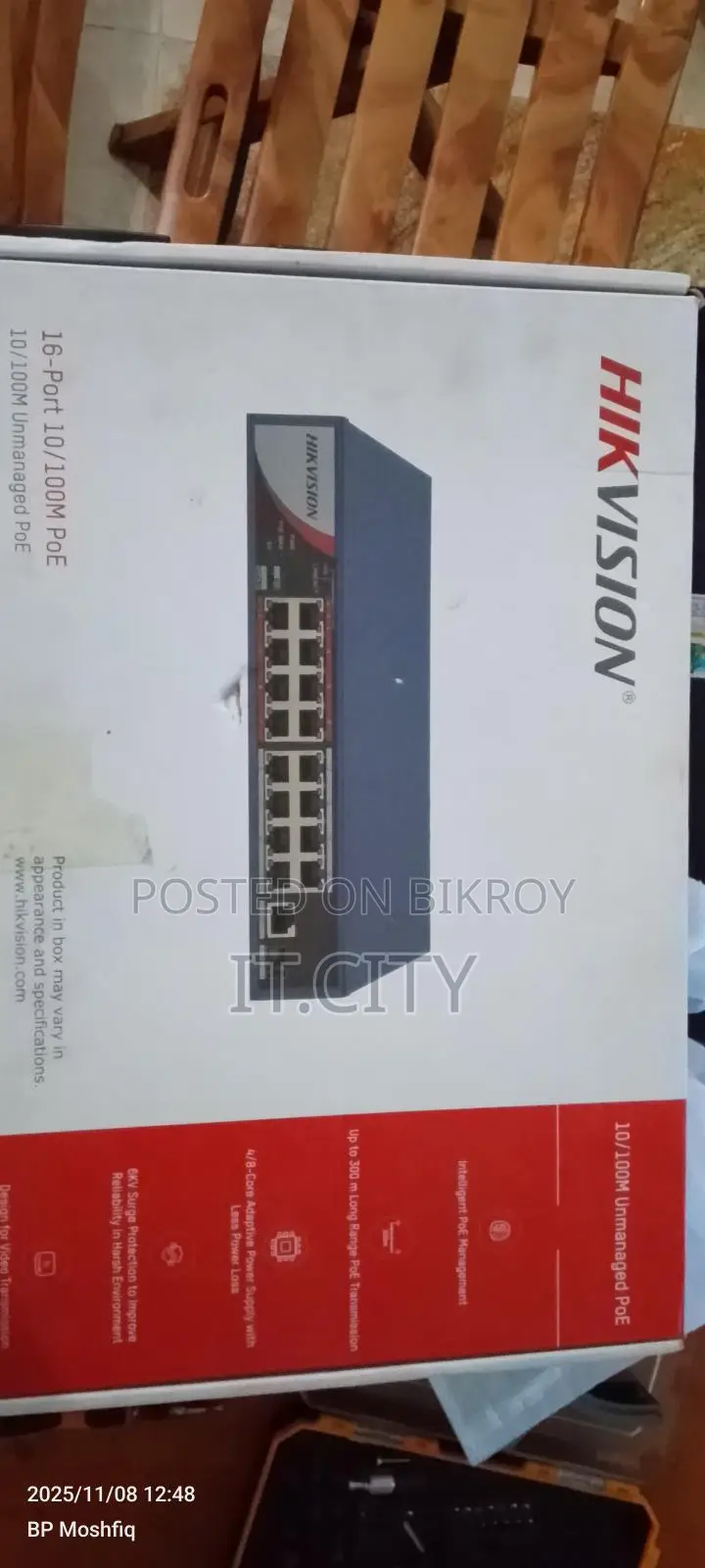 16-Port Gigabit PoE Switch for Sale