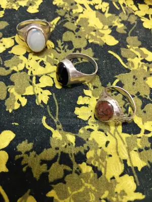 Urgent Sale: 3 Silver Rings (Approx. 2 Bori)