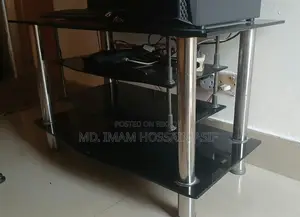 Tempered Glass TV Stand