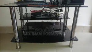 Tempered Glass TV Stand