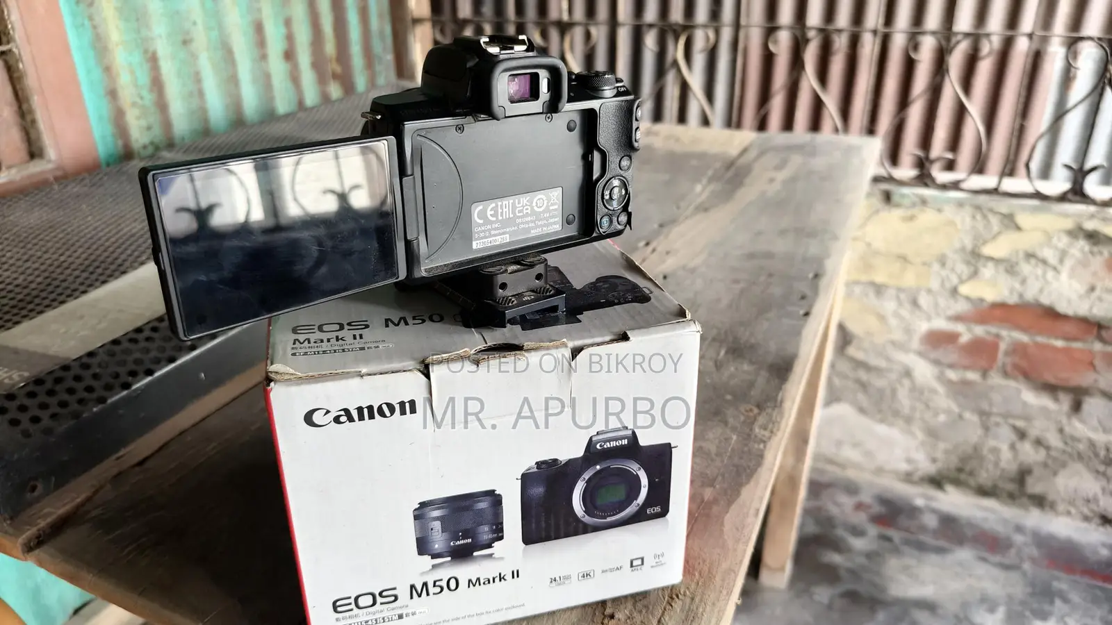 Canon M50 Mark ii Mirror less 4k (With Box)