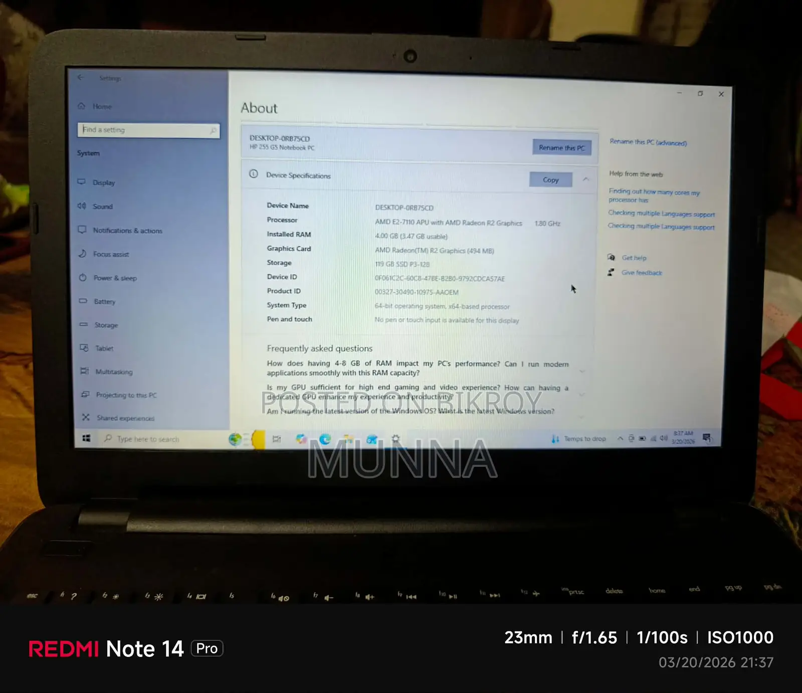 Hp Laptop