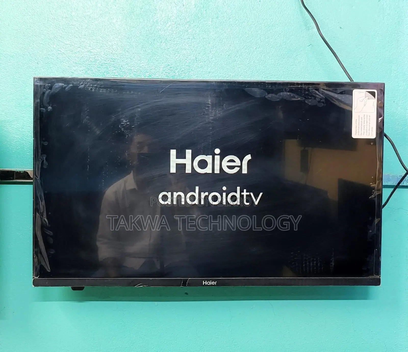 Haier-32" Inch Android Frameless 4K Support Voice Control TV