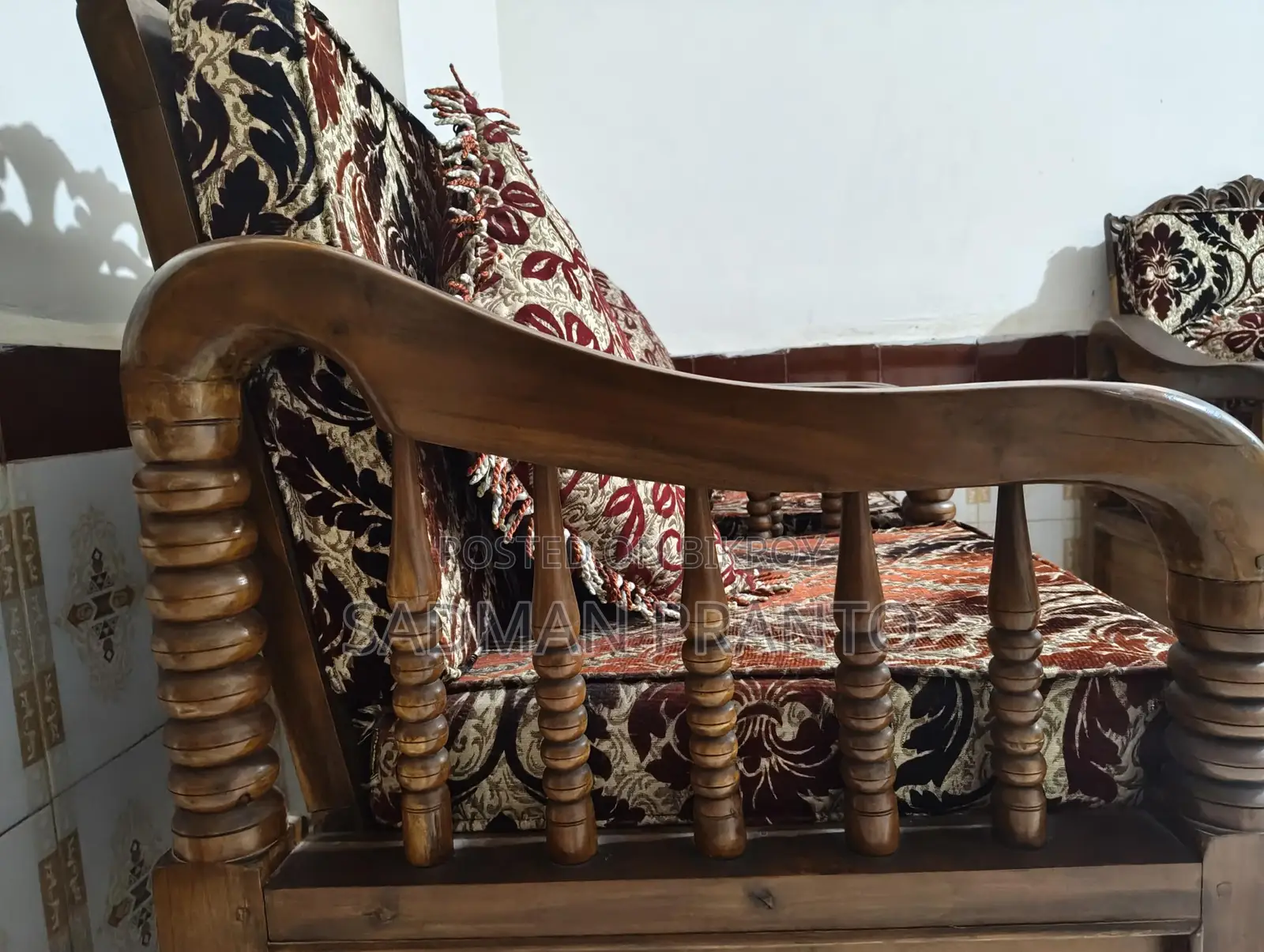 Wooden Sofa (Akashmoni Wood)