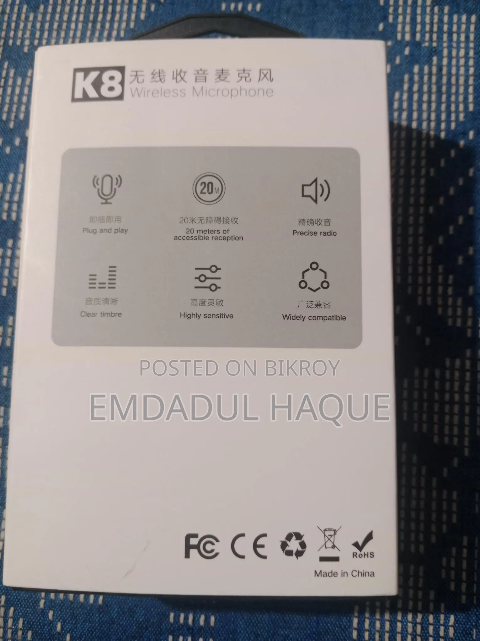 K8 Wireless Microphone