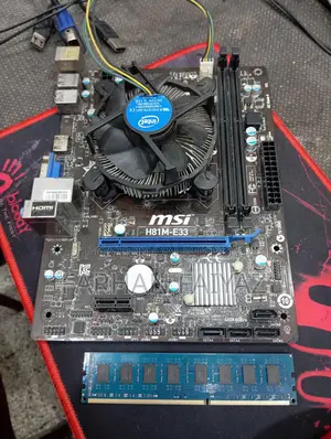 র‍্যামসহ MSI মাদারবোর্ড H81M-E33