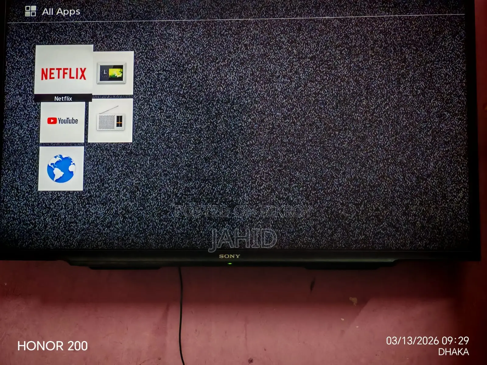 SONY Smart LED TV 40" All OK. YOUTUBE, NETFLIX & Apps