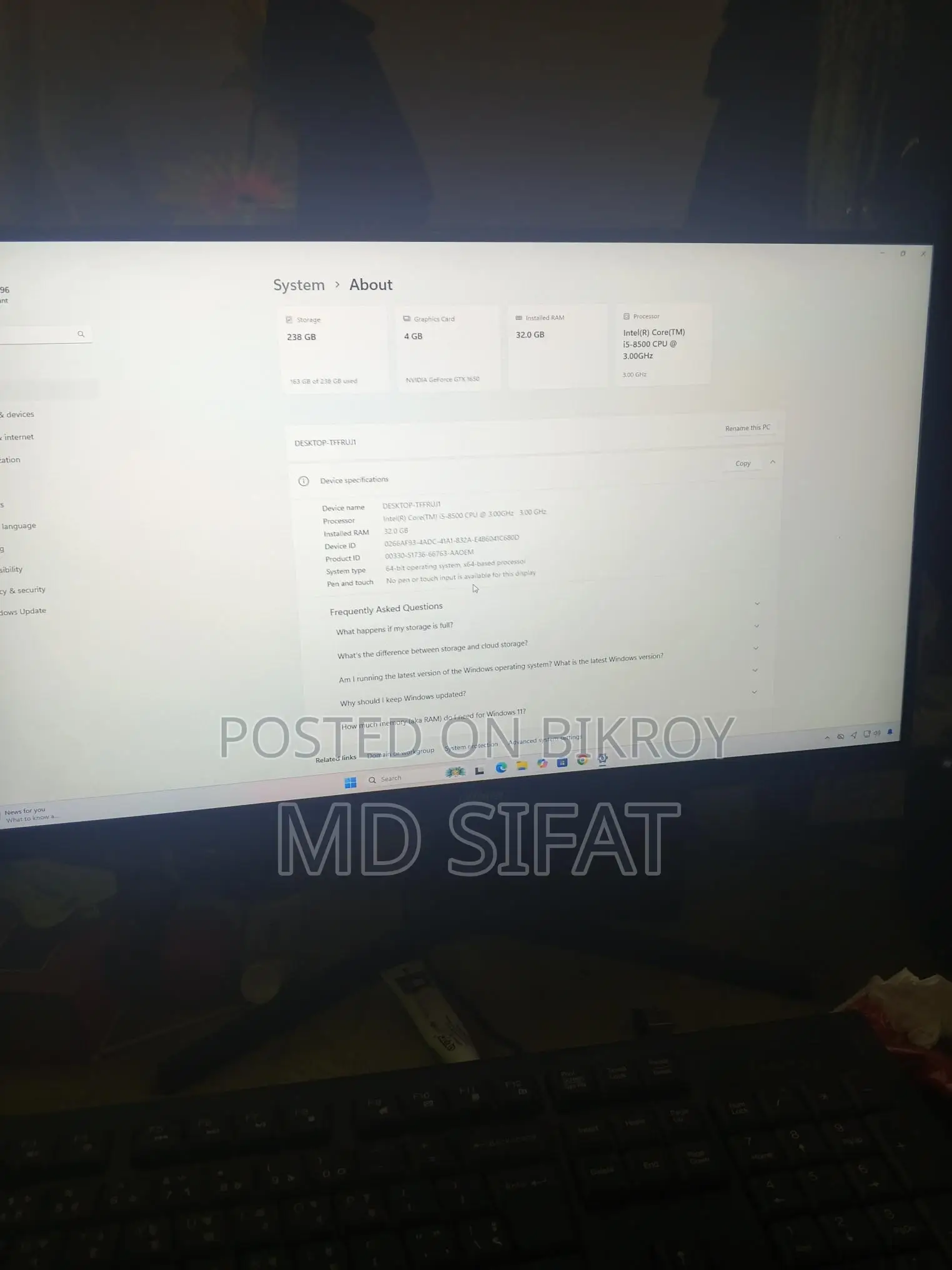 Core i 5 8gen