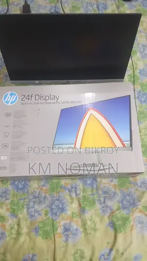 Hp Led Monitor 22/24 Inch (full Set with Box, Good Condition)