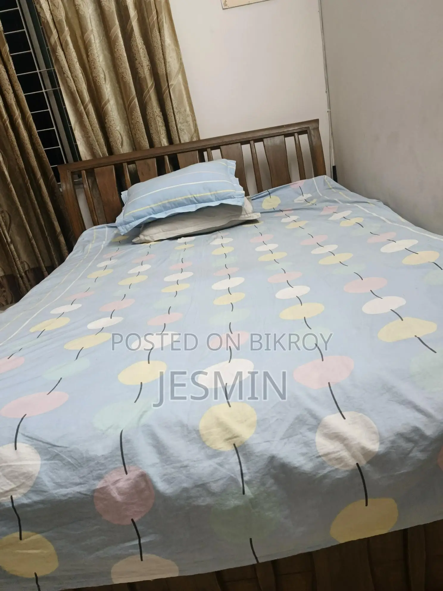 Akashmoni Wood Bed