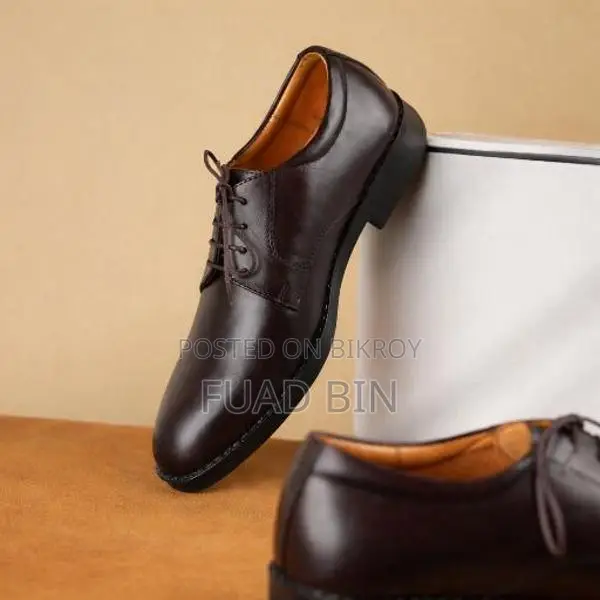 ১০০% অরিজিনাল গরুর চামড়ার Derby Shoe | ৬ মাসের রিপ্লেসমেন্ট গ্যারান্টি