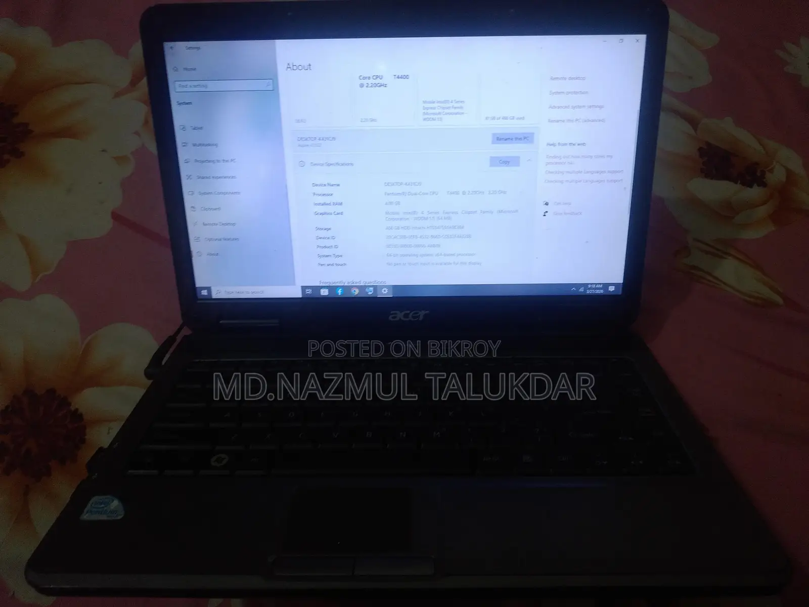 ACER ল্যাপটপ বিক্রির জন্য