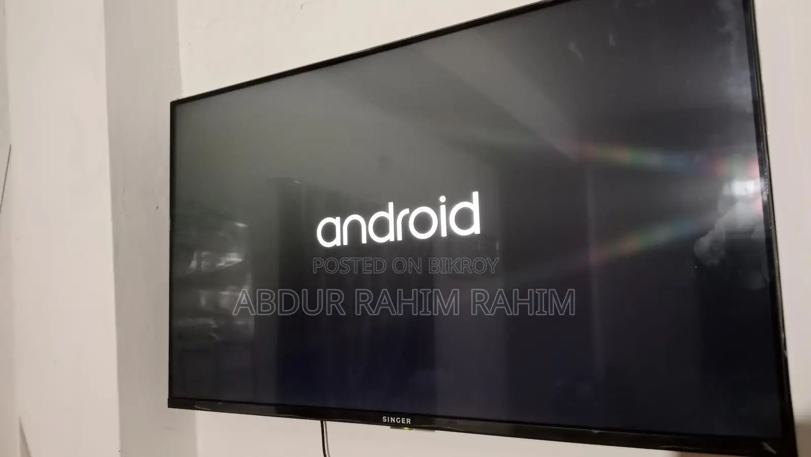 Android, Smart 43" Singer TV for sale.
