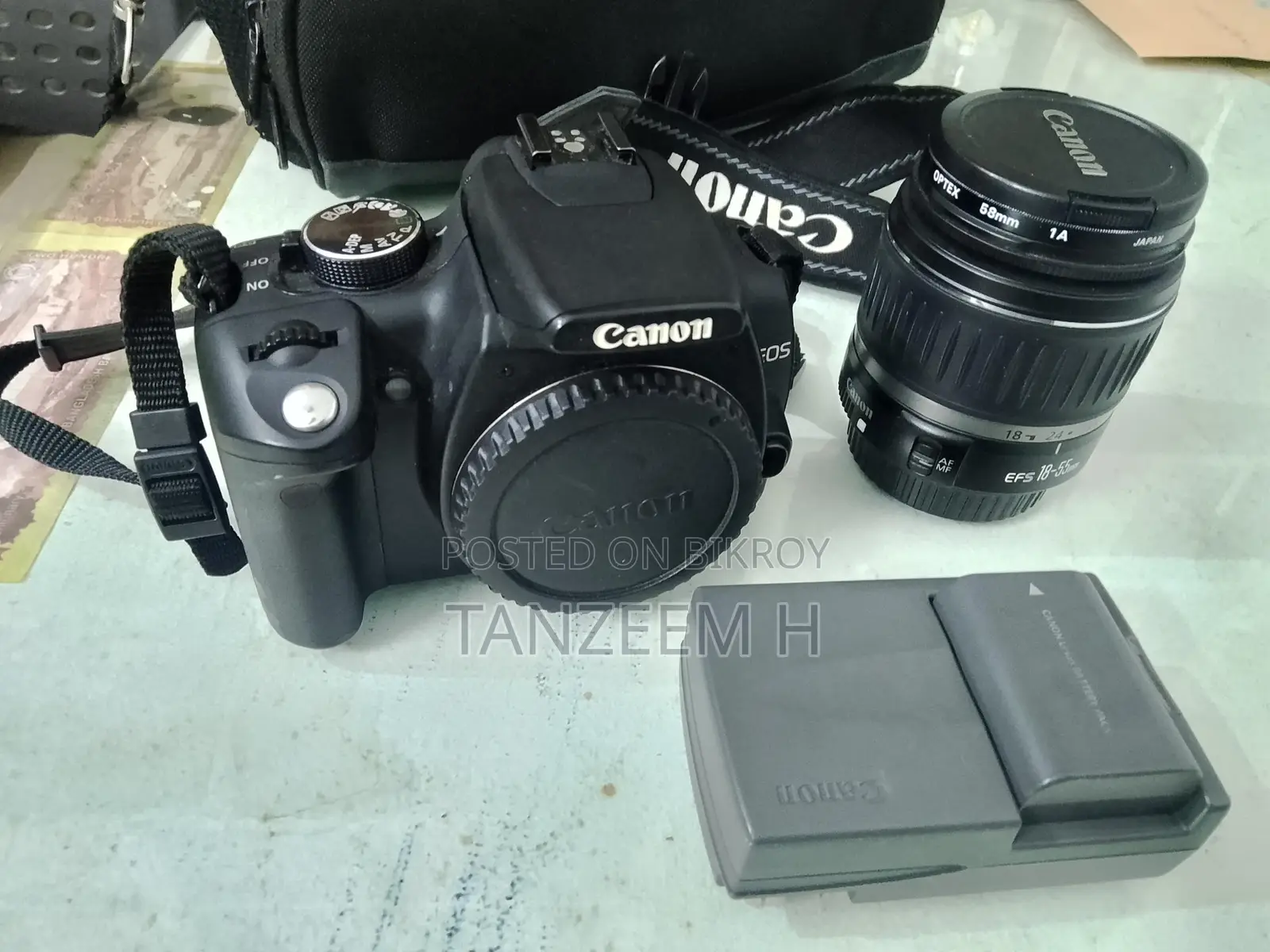 Canon Eos Rebel Xt (Ds126071) With 18-55mm Lens - Made in Japan
