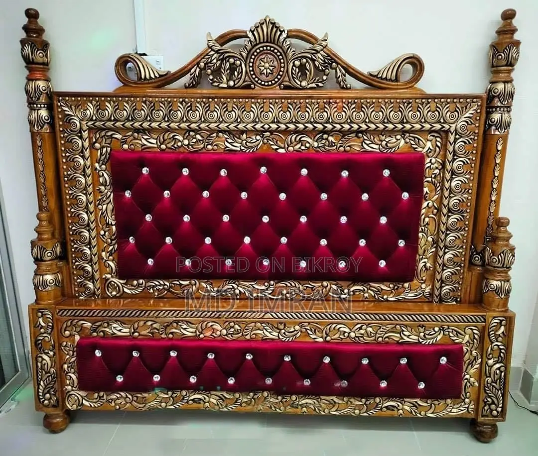 Teak Wood Bed for Sale (Used But Like New)